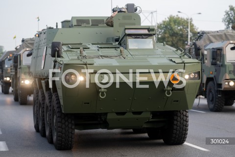  10.08.2025 WARSZAWA<br />
PROBA DEFILADY PRZED SWIETEM WOJSKA POLSKIEGO<br />
N/Z KTO ROSOMAK WEM<br />
FOT. MARCIN BANASZKIEWICZ / FOTONEWS  