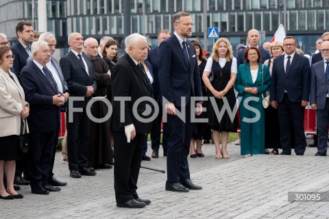  10.08.2025 WARSZAWA<br />
MIESIECZNICA SMOLENSKA<br />
N/Z JAROSLAW KACZYNSKI ZBIGNIEW BOGUCKI<br />
FOT. MARCIN BANASZKIEWICZ / FOTONEWS  
