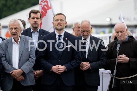  10.08.2025 WARSZAWA<br />
MIESIECZNICA SMOLENSKA<br />
N/Z ZBIGNIEW BOGUCKI ANTONI MACIEREWICZ<br />
FOT. MARCIN BANASZKIEWICZ / FOTONEWS  