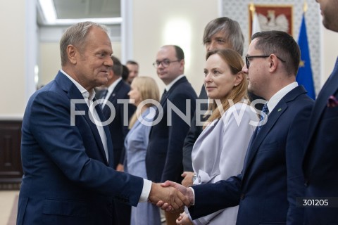  12.08.2025 WARSZAWA<br />
POSIEDZENIE RADY MINISTROW<br />
N/Z PREMIER DONALD TUSK MILOSZ MOTYKA<br />
 