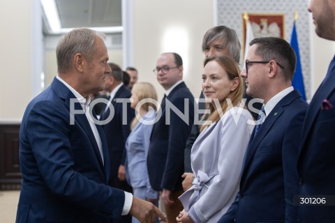  12.08.2025 WARSZAWA<br />
POSIEDZENIE RADY MINISTROW<br />
N/Z PREMIER DONALD TUSK KATARZYNA PELCZYNSKA NALECZ<br />
 