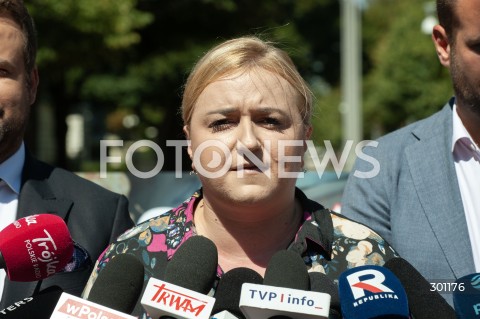  12.08.2025 WARSZAWA<br />
KONFERENCJA POSLOW PIS NA TEMAT KPO W WARSZAWIE<br />
N/Z OLGA SEMENIUK<br />
 