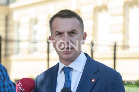  14.08.2025 WARSZAWA<br />
KONFERENCJA RZECZNIKA RZADU<br />
N/Z ADAM SZLAPKA<br />
 