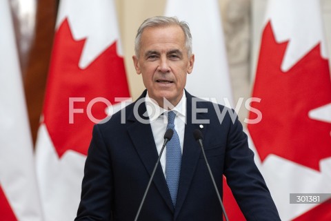  25.08.2025 WARSZAWA<br />
SPOTKANIE PREMIEROW POLSKI I KANADY<br />
N/Z MARK CARNEY<br />
 