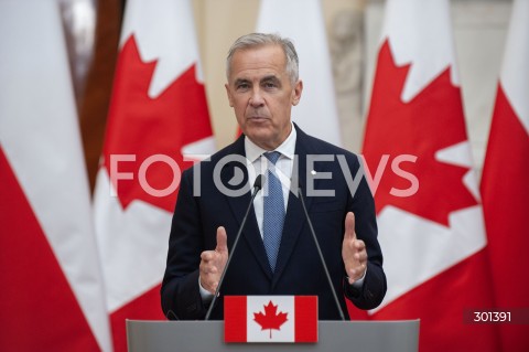  25.08.2025 WARSZAWA<br />
SPOTKANIE PREMIEROW POLSKI I KANADY<br />
N/Z MARK CARNEY<br />
 