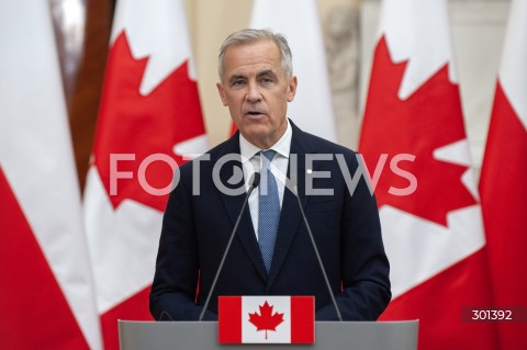  25.08.2025 WARSZAWA<br />
SPOTKANIE PREMIEROW POLSKI I KANADY<br />
N/Z MARK CARNEY<br />
 