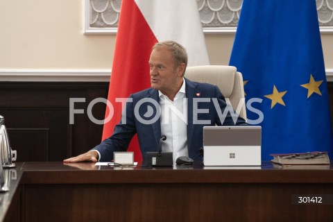  26.08.2025 WARSZAWA<br />
POSIEDZENIE RADY MINISTROW<br />
N/Z PREMIER DONALD TUSK<br />
 