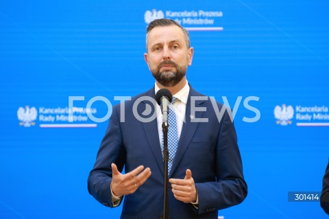  27.08.2025 WARSZAWA<br />
KONFERENCJA MINISTROW PO RADZIE GABINETOWEJ <br />
N/Z WLADYSLAW KOSINIAK KAMYSZ<br />
 