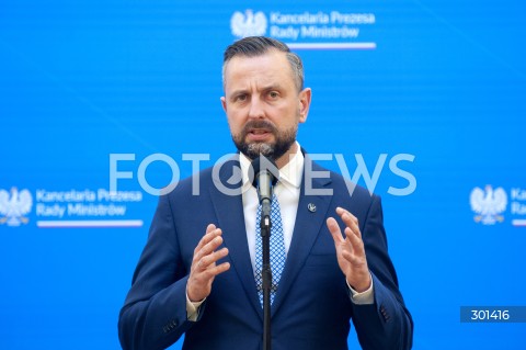 27.08.2025 WARSZAWA<br />
KONFERENCJA MINISTROW PO RADZIE GABINETOWEJ <br />
N/Z WLADYSLAW KOSINIAK KAMYSZ<br />
 