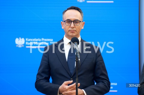  27.08.2025 WARSZAWA<br />
KONFERENCJA MINISTROW PO RADZIE GABINETOWEJ <br />
N/Z DARIUSZ KLIMCZAK<br />
 