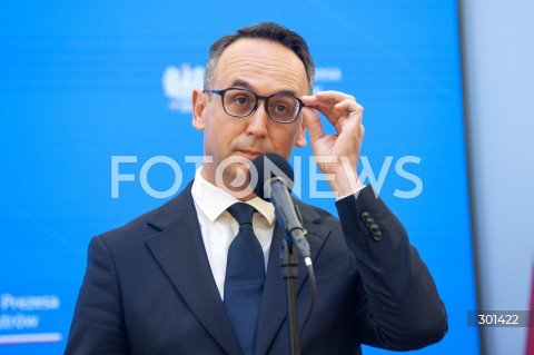  27.08.2025 WARSZAWA<br />
KONFERENCJA MINISTROW PO RADZIE GABINETOWEJ <br />
N/Z DARIUSZ KLIMCZAK<br />
 