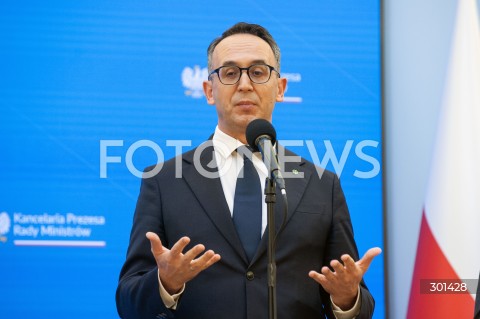  27.08.2025 WARSZAWA<br />
KONFERENCJA MINISTROW PO RADZIE GABINETOWEJ <br />
N/Z DARIUSZ KLIMCZAK<br />
 