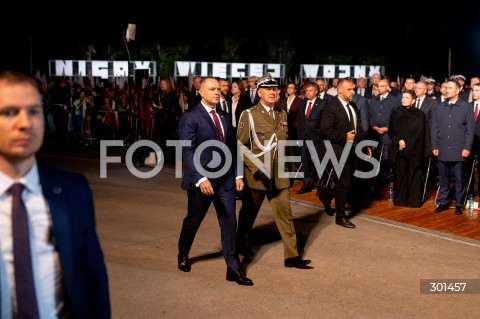  01.09.2025 GDANSK<br />
OBCHODY 86. ROCZNICY WYBUCHU II WOJNY SWIATOWEJ NA WESTERPLATTE W GDANSKU<br />
N/Z PREZYDENT KAROL NAWROCKI<br />
 