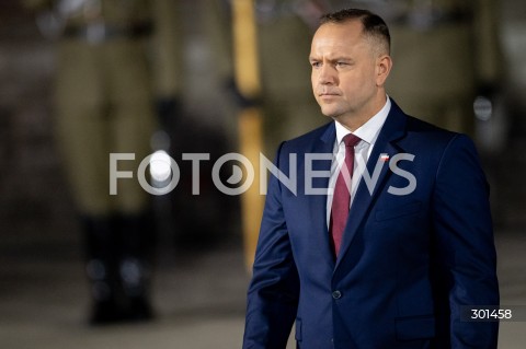  01.09.2025 GDANSK<br />
OBCHODY 86. ROCZNICY WYBUCHU II WOJNY SWIATOWEJ NA WESTERPLATTE W GDANSKU<br />
N/Z PREZYDENT KAROL NAWROCKI<br />
 