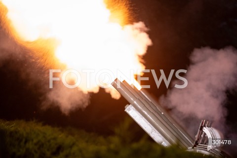  01.09.2025 GDANSK<br />
OBCHODY 86. ROCZNICY WYBUCHU II WOJNY SWIATOWEJ NA WESTERPLATTE W GDANSKU<br />
N/Z SALUT ARMATNI<br />
 