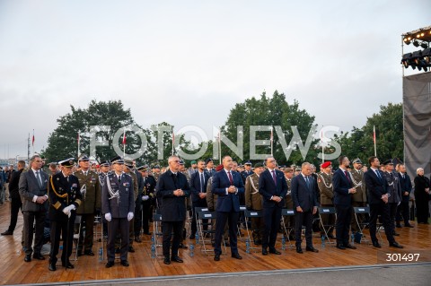  01.09.2025 GDANSK<br />
OBCHODY 86. ROCZNICY WYBUCHU II WOJNY SWIATOWEJ NA WESTERPLATTE W GDANSKU<br />
N/Z SLAWOMIR CENCKIEWICZ KAROL NAWROCKI SZYMON HOLOWNIA DONALD TUSK WLADYSLAW KOSINIAK KAMYSZ<br />
 
