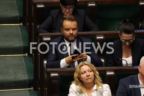  12.09.2025 WARSZAWA<br />
POSIEDZENIE SEJMU X KADENCJI<br />
N/Z<br />
FOT. ANTONI BYSZEWSKI/FOTONEWS 