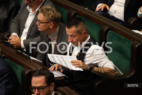  12.09.2025 WARSZAWA<br />
POSIEDZENIE SEJMU X KADENCJI<br />
N/Z<br />
FOT. ANTONI BYSZEWSKI/FOTONEWS 