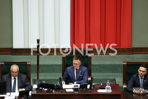  12.09.2025 WARSZAWA<br />
POSIEDZENIE SEJMU X KADENCJI<br />
N/Z SZYMON HOLOWNIA<br />
FOT. ANTONI BYSZEWSKI/FOTONEWS 