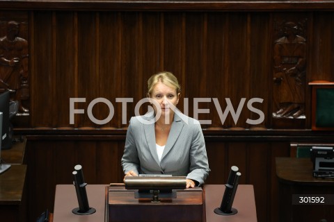  12.09.2025 WARSZAWA<br />
POSIEDZENIE SEJMU X KADENCJI<br />
N/Z AGNIESZKA SOIN<br />
FOT. ANTONI BYSZEWSKI/FOTONEWS 