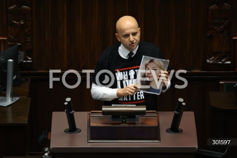  12.09.2025 WARSZAWA<br />
POSIEDZENIE SEJMU X KADENCJI<br />
N/Z DARIUSZ MATECKI<br />
FOT. ANTONI BYSZEWSKI/FOTONEWS 