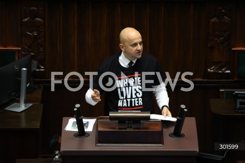  12.09.2025 WARSZAWA<br />
POSIEDZENIE SEJMU X KADENCJI<br />
N/Z DARIUSZ MATECKI<br />
FOT. ANTONI BYSZEWSKI/FOTONEWS 