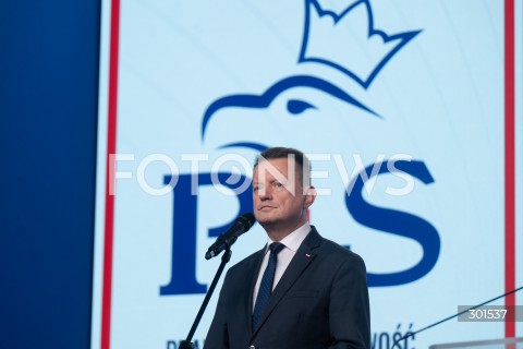  12.09.2025 WARSZAWA<br />
KONFERENCJA PRASOWA PREZESA PIS JAROSLAWA KACZYNSKIEGO<br />
N/Z MARIUSZ BLASZCZAK<br />
 