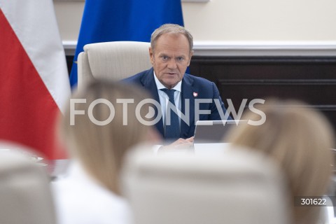  23.09.2025 WARSZAWA<br />
POSIEDZENIE RADY MINISTROW<br />
N/Z PREMIER DONALD TUSK<br />
 