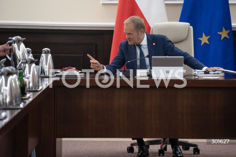  23.09.2025 WARSZAWA<br />
POSIEDZENIE RADY MINISTROW<br />
N/Z PREMIER DONALD TUSK<br />
 
