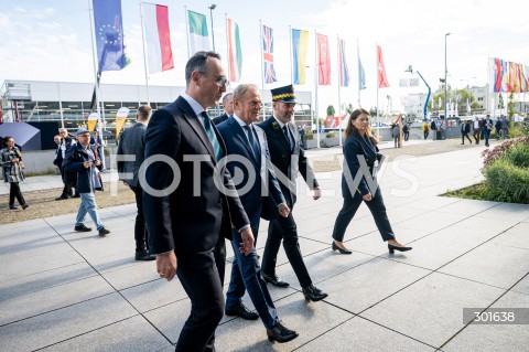  23.09.2025 GDANSK<br />
WIZYTA PREMIERA DONALDA TUSKA NA TARGACH TRAKO W GDANSKU<br />
N/Z DONALD TUSK<br />
 
