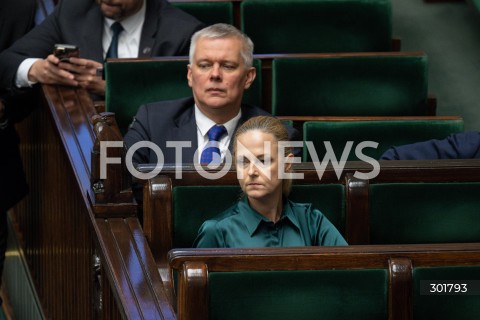  26.09.2025 WARSZAWA SEJM<br />
POSIEDZENIE SEJMU RP<br />
N/Z TOMASZ SIEMONIAK KATARZYNA KECKA<br />
FOT. MARCIN BANASZKIEWICZ / FOTONEWS  