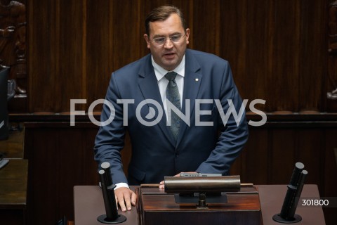  26.09.2025 WARSZAWA SEJM<br />
POSIEDZENIE SEJMU RP<br />
N/Z STEFAN KRAJEWSKI<br />
FOT. MARCIN BANASZKIEWICZ / FOTONEWS  