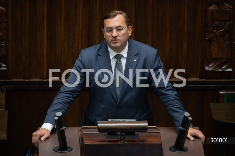  26.09.2025 WARSZAWA SEJM<br />
POSIEDZENIE SEJMU RP<br />
N/Z STEFAN KRAJEWSKI<br />
FOT. MARCIN BANASZKIEWICZ / FOTONEWS  