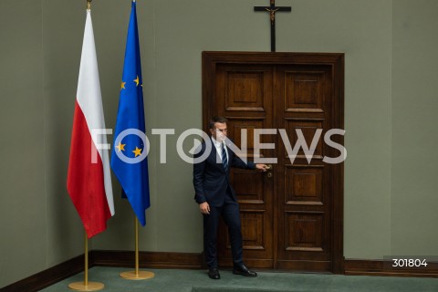  26.09.2025 WARSZAWA SEJM<br />
POSIEDZENIE SEJMU RP<br />
N/Z ADAM SZLAPKA<br />
FOT. MARCIN BANASZKIEWICZ / FOTONEWS  