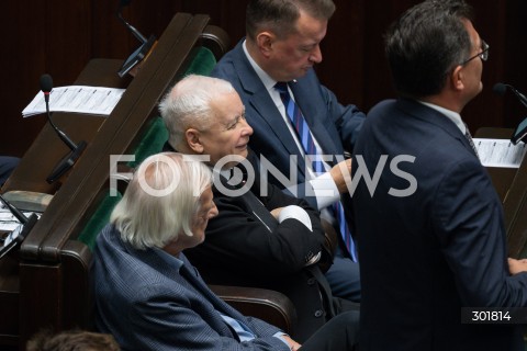  26.09.2025 WARSZAWA SEJM<br />
POSIEDZENIE SEJMU RP<br />
N/Z JAROSLAW KACZYNSKI<br />
FOT. MARCIN BANASZKIEWICZ / FOTONEWS  