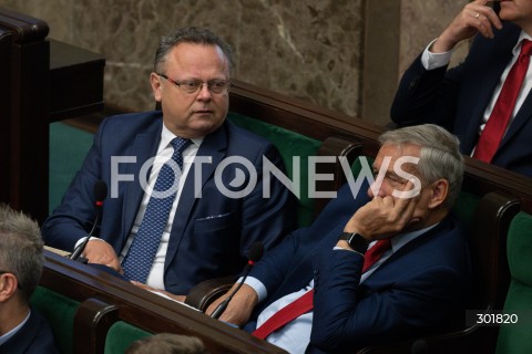  26.09.2025 WARSZAWA SEJM<br />
POSIEDZENIE SEJMU RP<br />
N/Z ANDRZEJ SZEJNA<br />
FOT. MARCIN BANASZKIEWICZ / FOTONEWS  