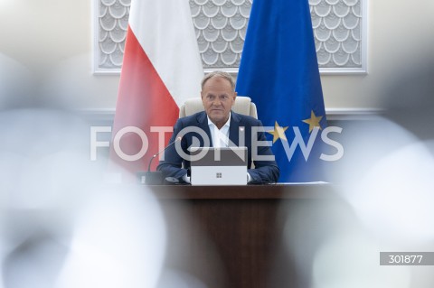  30.09.2025 WARSZAWA<br />
POSIEDZENIE RADY MINISTROW<br />
N/Z PREMIER DONALD TUSK<br />
 