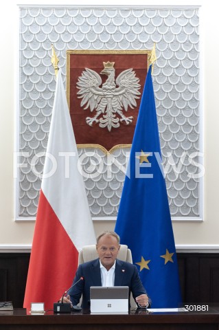  30.09.2025 WARSZAWA<br />
POSIEDZENIE RADY MINISTROW<br />
N/Z PREMIER DONALD TUSK<br />
 