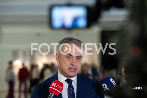 Dzień w Sejmie w Warszawie