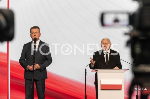  15.10.2025 WARSZAWA<br />
KONFERENCJA PREZESA PIS<br />
N/Z JAROSLAW KACZYNSKI MARIUSZ BLASZCZAK<br />
 