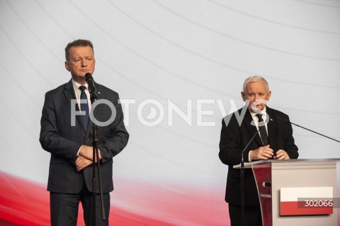  15.10.2025 WARSZAWA<br />
KONFERENCJA PREZESA PIS<br />
N/Z JAROSLAW KACZYNSKI MARIUSZ BLASZCZAK<br />
 