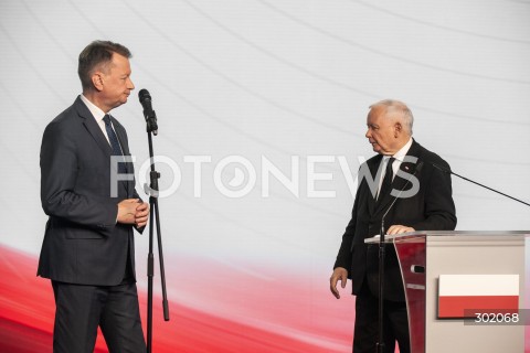  15.10.2025 WARSZAWA<br />
KONFERENCJA PREZESA PIS<br />
N/Z JAROSLAW KACZYNSKI MARIUSZ BLASZCZAK<br />
 