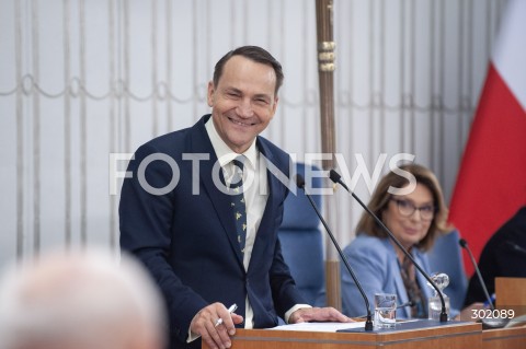  16.10.2025 WARSZAWA<br />
MINISTER SPRAW ZAGRANICZNYCH W SENACIE<br />
N/Z RADOSLAW SIKORSKI MALGORZATA KIDAWA BLONSKA<br />
 