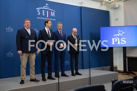  17.10.2025 WARSZAWA SEJM <br />
POSIEDZENIE SEJMU RP<br />
N/Z MICHAL WOJCIK KACPER PLAZYNSKI MARCIN WARCHOL WALDEMAR ANDZEL<br />
FOT. MARCIN BANASZKIEWICZ / FOTONEWS  