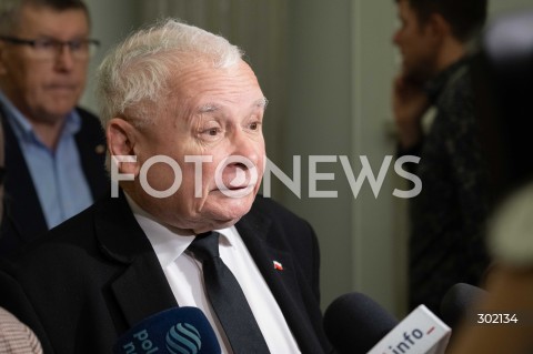  17.10.2025 WARSZAWA SEJM <br />
POSIEDZENIE SEJMU RP<br />
N/Z JAROSLAW KACZYNSKI<br />
FOT. MARCIN BANASZKIEWICZ / FOTONEWS  
