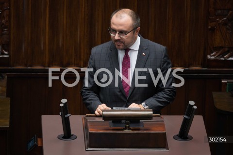 17.10.2025 WARSZAWA SEJM <br />
POSIEDZENIE SEJMU RP<br />
N/Z PAWEL JABLONSKI<br />
FOT. MARCIN BANASZKIEWICZ / FOTONEWS  