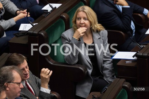  17.10.2025 WARSZAWA SEJM <br />
POSIEDZENIE SEJMU RP<br />
N/Z JOANNA LICHOCKA<br />
FOT. MARCIN BANASZKIEWICZ / FOTONEWS  