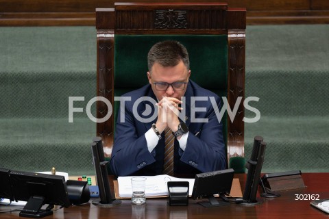  17.10.2025 WARSZAWA SEJM <br />
POSIEDZENIE SEJMU RP<br />
N/Z MARSZALEK SZYMON HOLOWNIA<br />
FOT. MARCIN BANASZKIEWICZ / FOTONEWS  