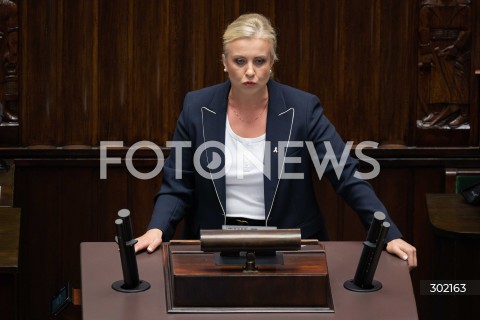  17.10.2025 WARSZAWA SEJM <br />
POSIEDZENIE SEJMU RP<br />
N/Z KATARZYNA SOJKA<br />
FOT. MARCIN BANASZKIEWICZ / FOTONEWS  