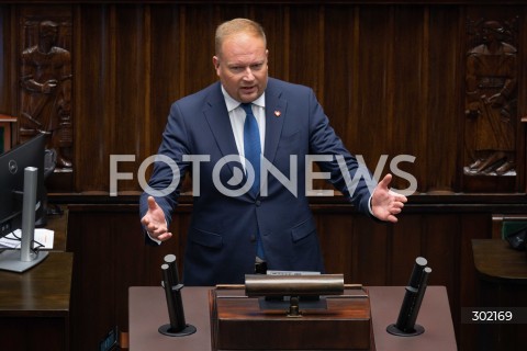  17.10.2025 WARSZAWA SEJM <br />
POSIEDZENIE SEJMU RP<br />
N/Z WITOLD ZEMBACZYNSKI<br />
FOT. MARCIN BANASZKIEWICZ / FOTONEWS  